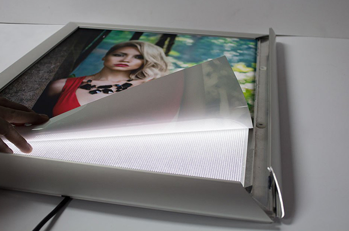 backlit film displays