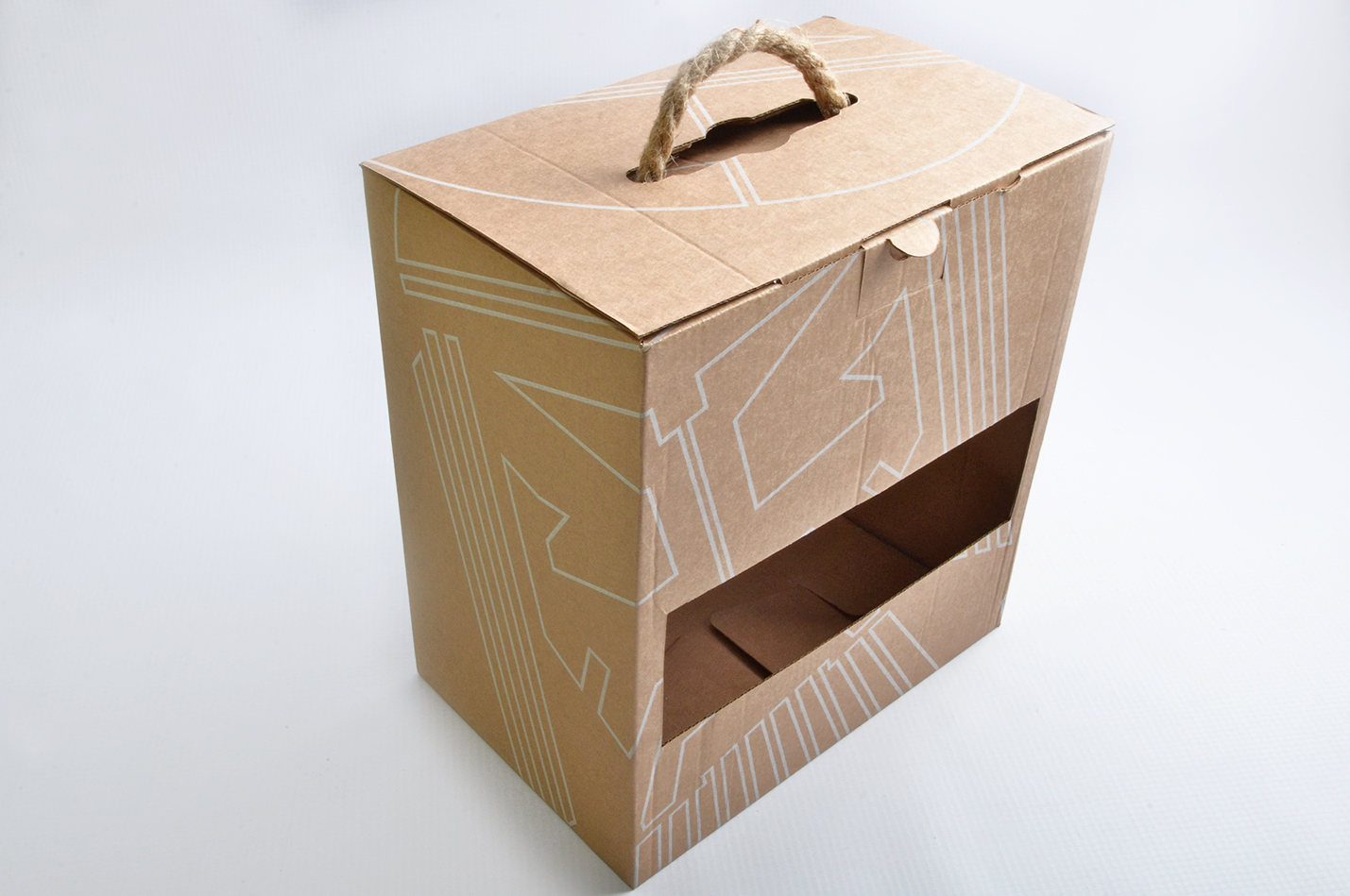 gofrēta kartona kastes izveide
