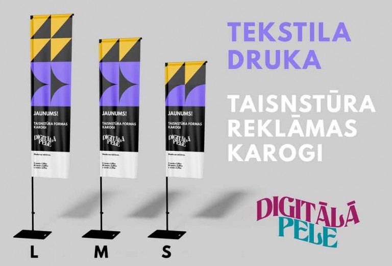 Reklāmas karogi izgatavošana
