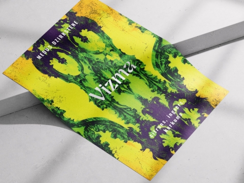 Dzirkstenes plakātu dizains un druka