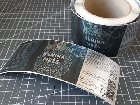 Etiķetes izgatavošana un druka