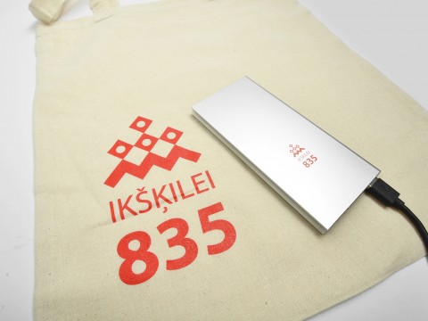 USB powerbank ar apdruku