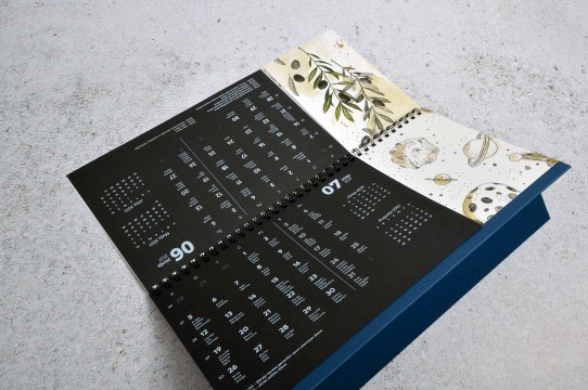 Galda kalendāru druka