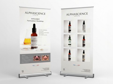 Reklāmas stendi, dizains un druka