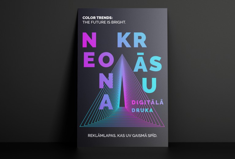 Neona krāsu digitālā druka